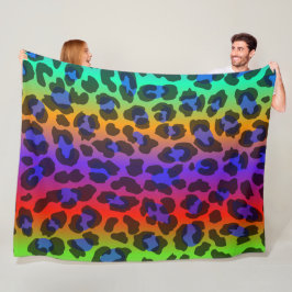 Rainbow Splash 60x80 Fleece Blanket