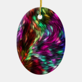 Rainbow Splash Keramik Ornament