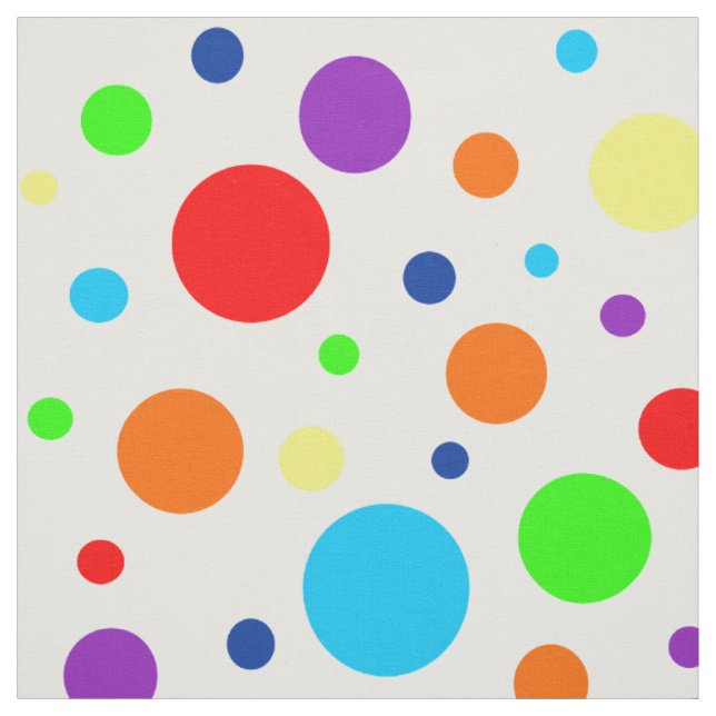 Rainbow Spots Fabric Stoff (Muster)