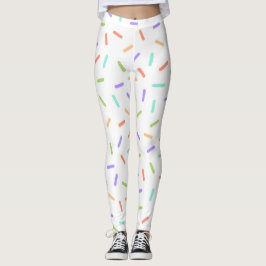 Rainbow-Sprinklen Konfetti lustige bunte Muster Leggings