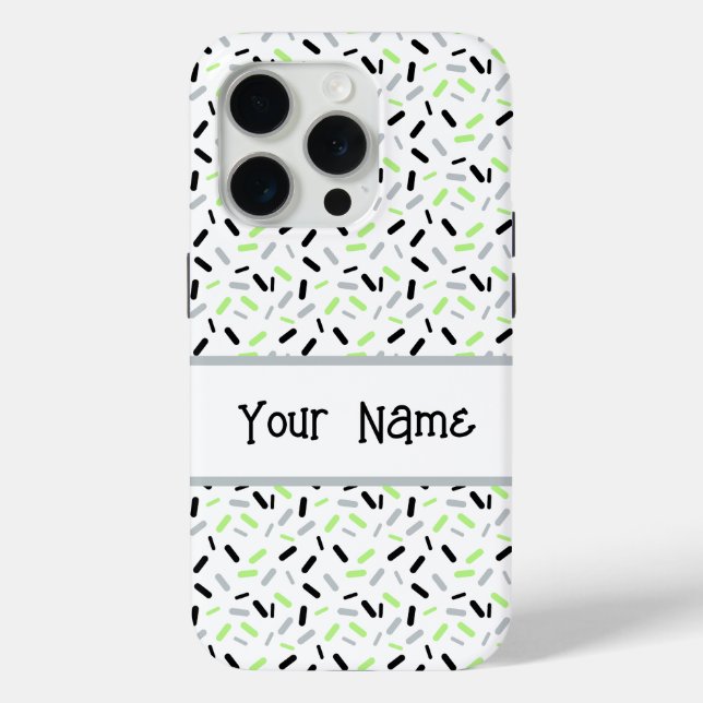 Rainbow Sprinkles Agender Pride Flag Case-Mate iPhone Hülle (Rückseite)
