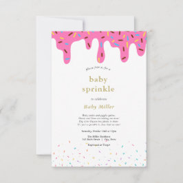 Rainbow Sprinkles Baby Sprinkle Einladung