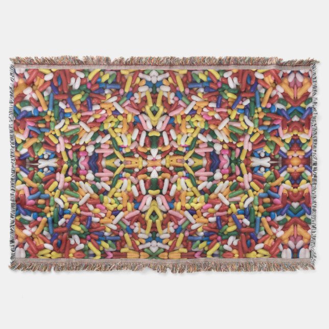 Rainbow Sprinkles Decke (Vorderseite)