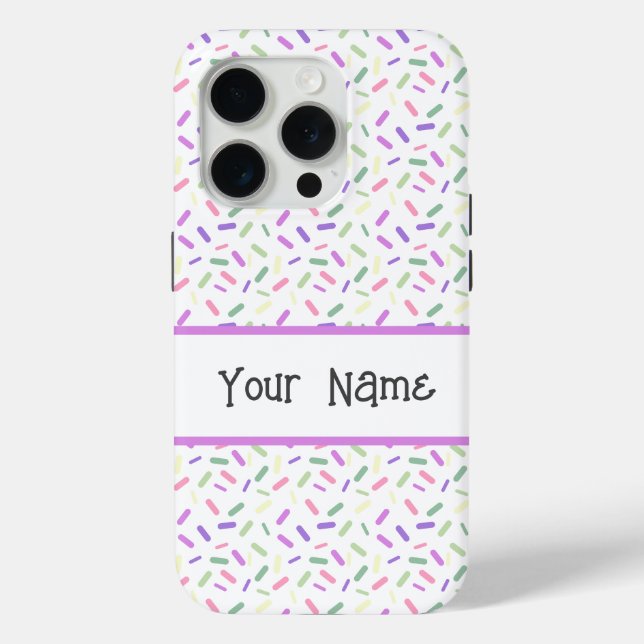 Rainbow Sprinkles Genderfade Pride Flag Case-Mate iPhone Hülle (Rückseite)