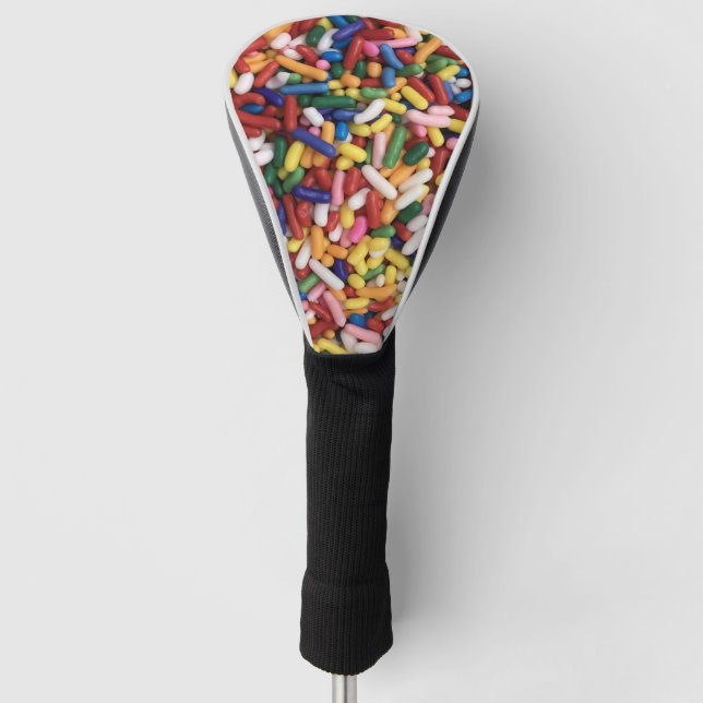 Rainbow Sprinkles Golf Headcover (Vorderseite)