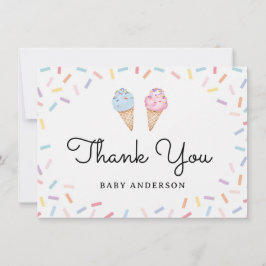 Rainbow Sprinkles Ice Cream Baby Vielen Dank