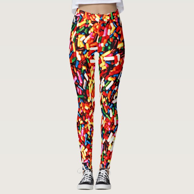 Rainbow Sprinkles Leggings (Vorderseite)