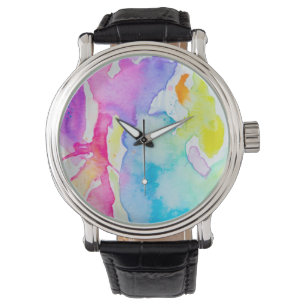 Rainbow-Spritzer von Megaflora Armbanduhr