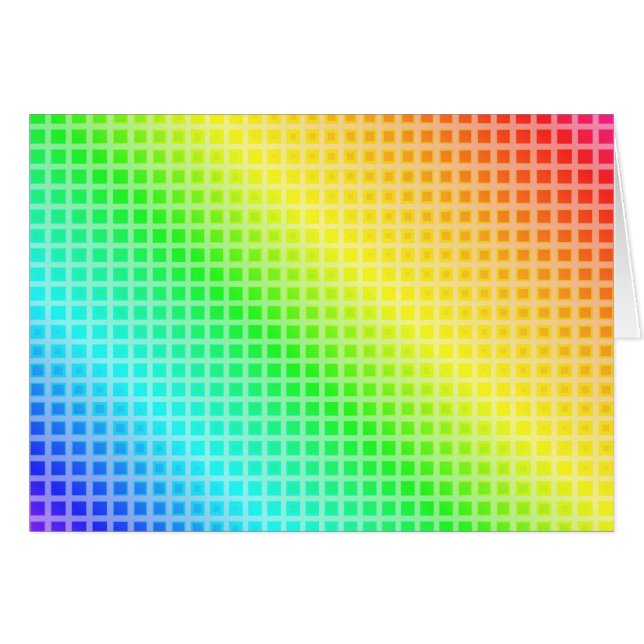 Rainbow Squares (Vorderseite (Horizontal))