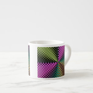 Rainbow Squares Espressotasse