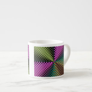 Rainbow Squares Espressotasse