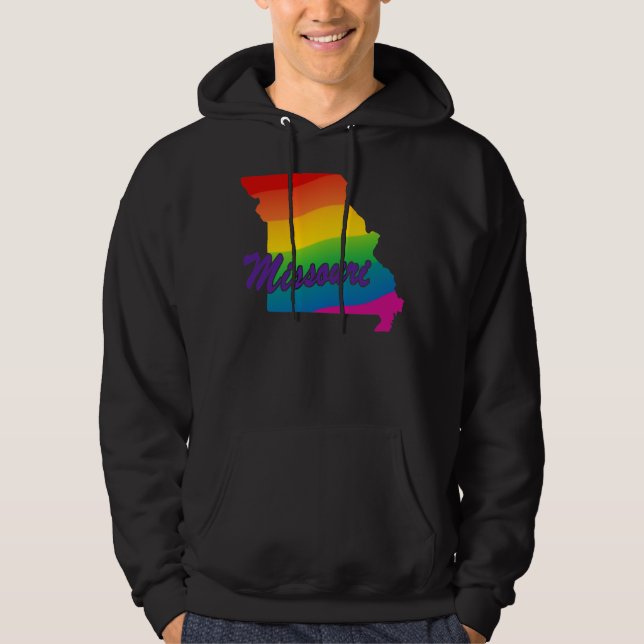 Rainbow-Staat von Missouri Hoodie (Vorderseite)