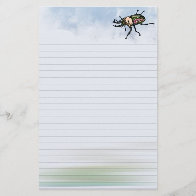 Rainbow Stag Beetle Briefpapier (Vorderseite)