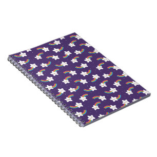 Rainbow Stars Foto Notebook Notizblock
