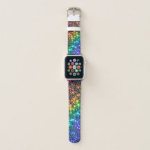 Rainbow Stars Night Sky Sparkle