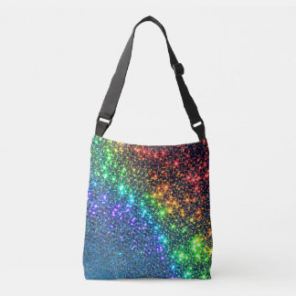 Rainbow Stars Night Sky Tragetaschen Mit Langen Trägern