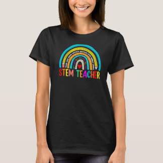 Rainbow Steam Lehrer Männer Lehrerin T-Shirt