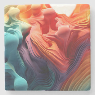 Rainbow Steinuntersetzer