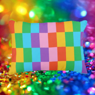 Rainbow Steps blockiert farbenfrohe Akzente Kissen