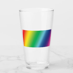 Rainbow Stolz Farben Gleichheit trinken Glas