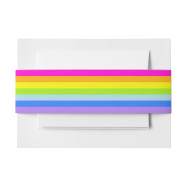Rainbow-Streifen Einladungsbanderole