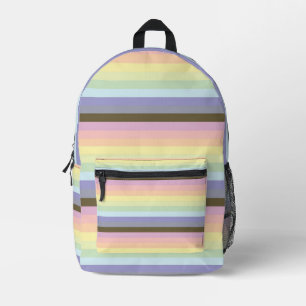 Rainbow Strick Druck Schnitt Nähtasche Bedruckter Rucksack