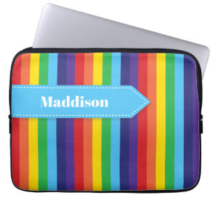 Rainbow Strip Electronics Sleeve mit Name