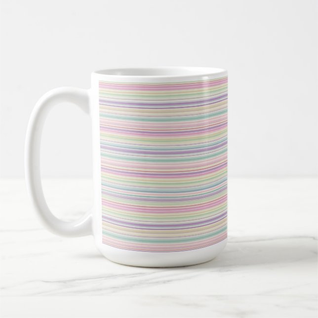 rainbow stripe background kaffeetasse (Links)