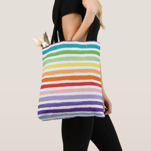 Rainbow Stripe Muster Tasche