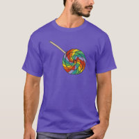 Rainbow Striped Pride Lollipop Lollipops Candy T-S