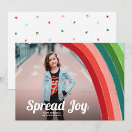 Rainbow Stripes Bright Colors Foto Weihnachten