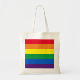 Rainbow Stripes farbig Lgbt Gay Flag Tragetasche