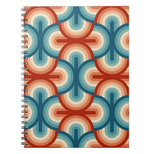 Rainbow Stripes-Illustrationsmuster Notizblock