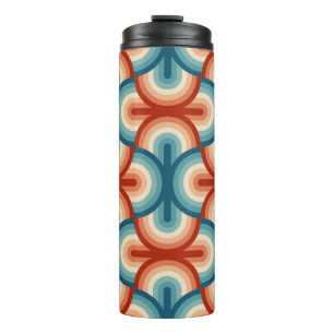 Rainbow Stripes-Illustrationsmuster Thermosbecher