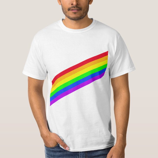 Rainbow stripes | LGBTQ+ Pride  T-Shirt (Vorderseite)