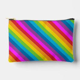 Rainbow Stripes Muster Zubehörtasche