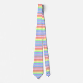 Rainbow Stripes of Pastel Colors Krawatte