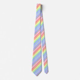 Rainbow Stripes of Pastel Colors Krawatte