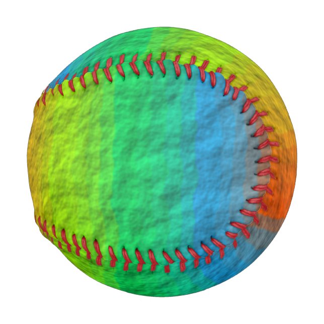 RAINBOW STRIPES TEXTURE BASEBALL (Rückseite Links)