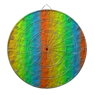 RAINBOW STRIPES TEXTURE DARTSCHEIBE