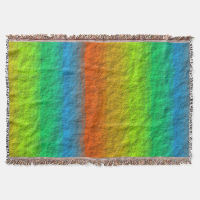 RAINBOW STRIPES TEXTURE DECKE (Vorderseite)