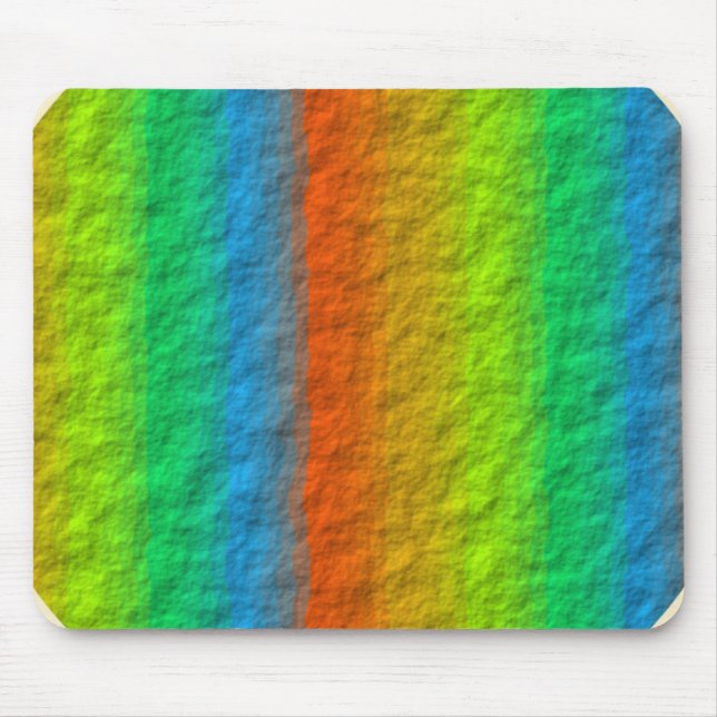 RAINBOW STRIPES TEXTURE MOUSEPAD (Vorne)