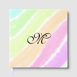 Rainbow Stripeswatercolor-Linien hinzufügen Gästebuch