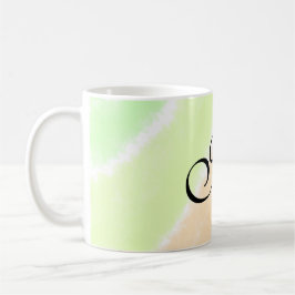 Rainbow Stripeswatercolor-Linien hinzufügen Kaffeetasse