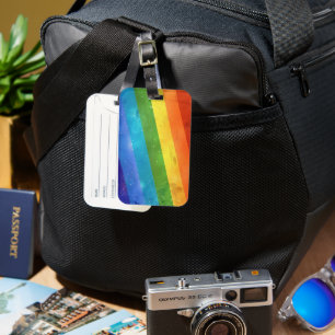 Rainbow Strips Gepäckmarke Gepäckanhänger