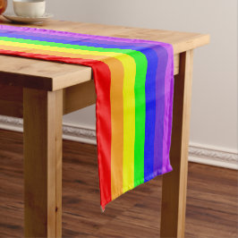 Rainbow Strips Long Table Runner Großer Tischläufer