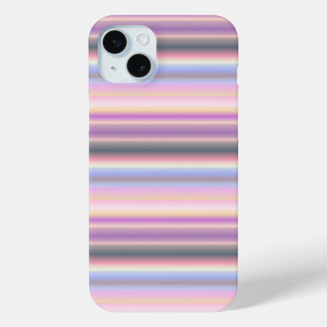 Rainbow Strips - Muster iPhone 15 Mini Hülle (Rückseite)