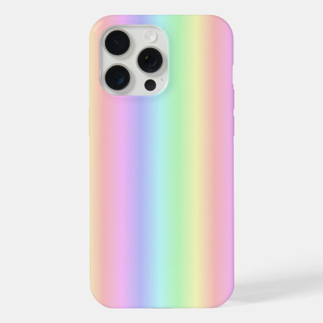 Rainbow Strips - Muster iPhone 15 Pro Max Hülle (Rückseite)
