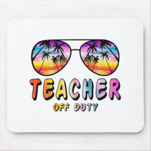 Rainbow Sungles Palm Beach End of School Mousepad