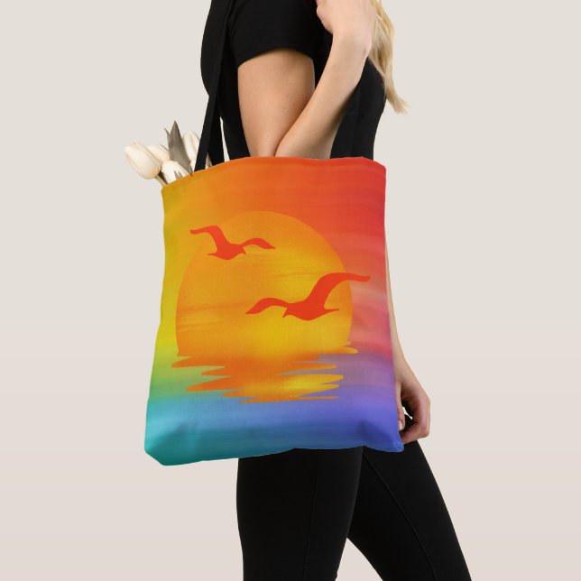 Rainbow Sunrise Tasche (Von Nahem)